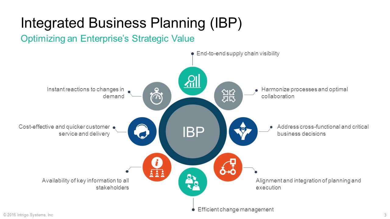 key elements of integrated business planning process